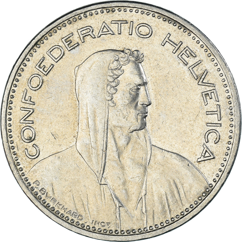 Münze, Schweiz, 5 Francs, 1988