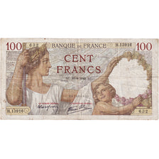 France, 100 Francs, Sully, 1940, H.13916, VF(30-35), Fayette:26.36, KM:94