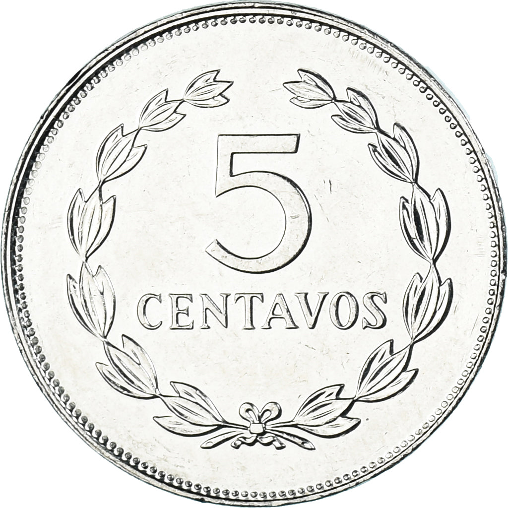 Moeda, El Salvador, 5 Centavos, 1993