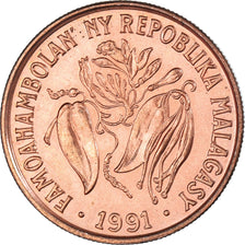Moneta, Madagascar, 10 Francs, 2 Ariary, 1991
