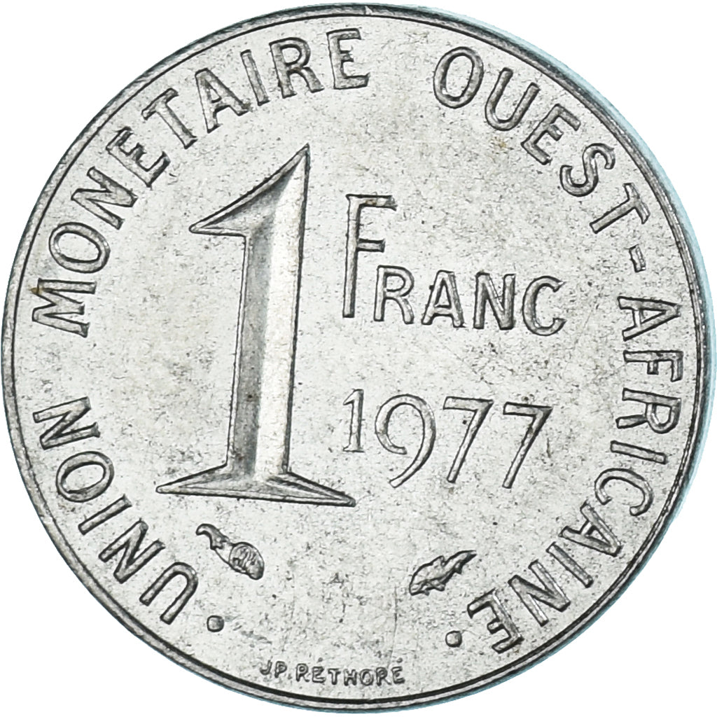 Münze, West African States, Franc, 1977