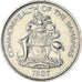 Coin, Bahamas, 5 Cents, 1987