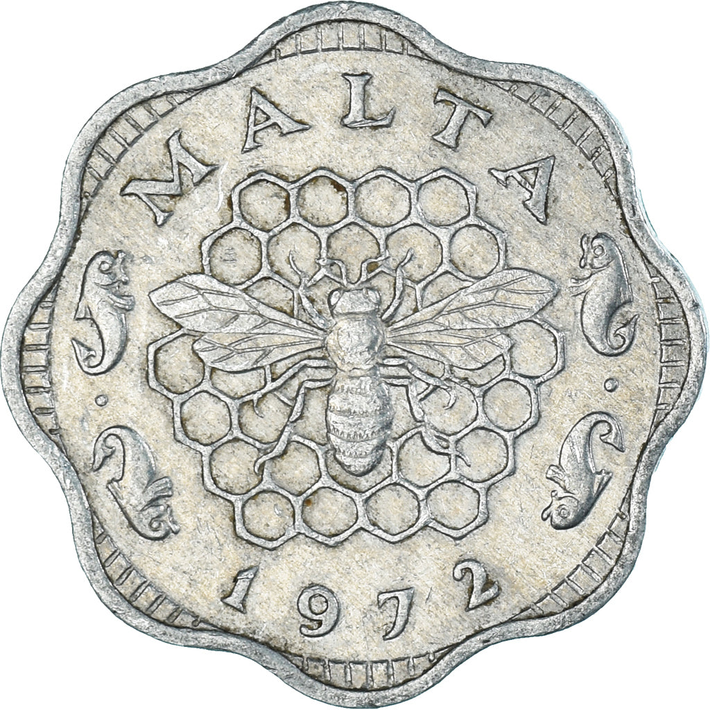 Moneda, Malta, 3 Mils, 1972
