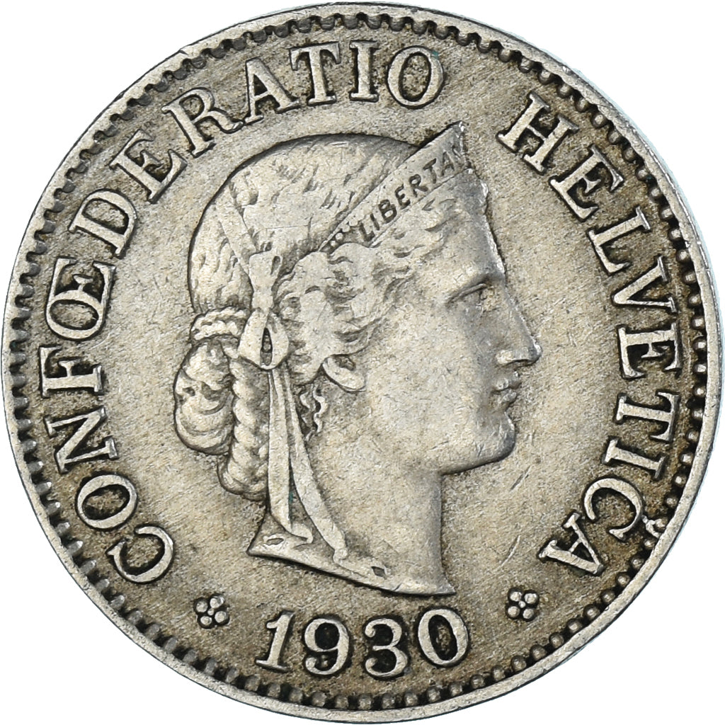 Münze, Schweiz, 10 Rappen, 1930