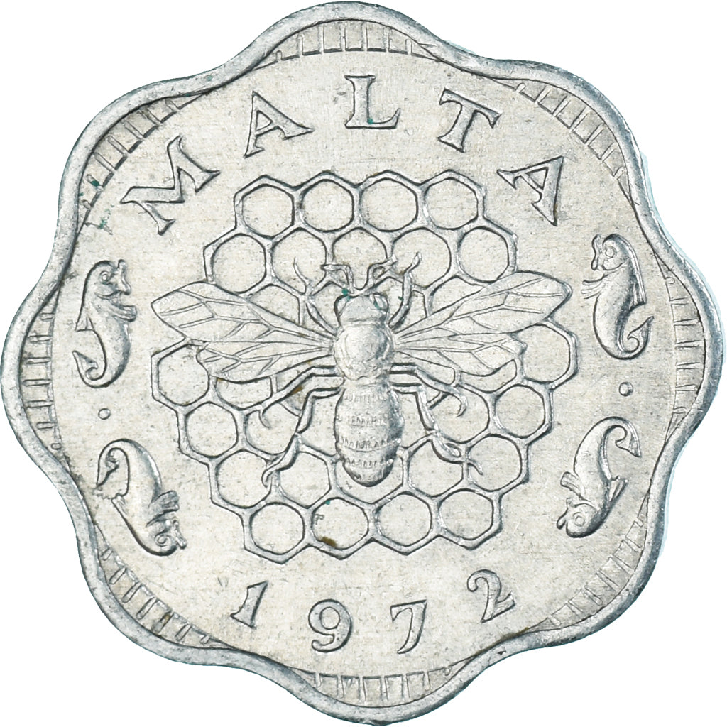 Coin, Malta, 3 Mils, 1972