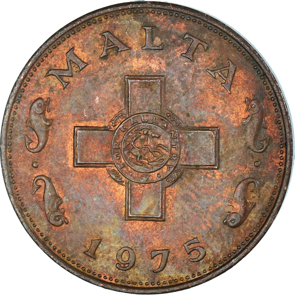 Munten, Malta, Cent, 1975