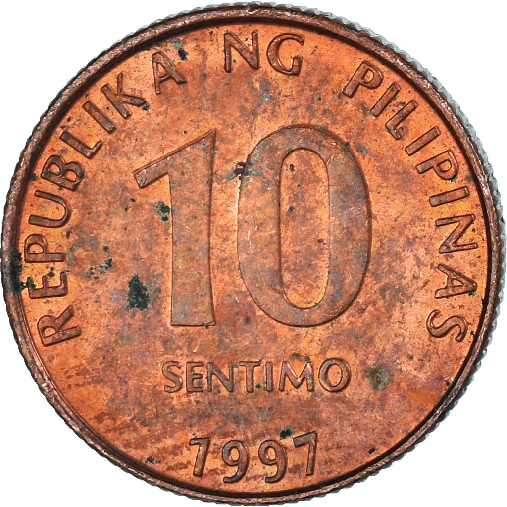 Coin, Philippines, 10 Sentimos, 1997