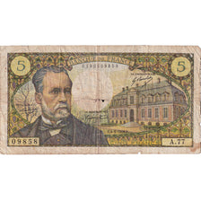 France, 5 Francs, Pasteur, 1968, A.77, VF(20-25), Fayette:61.7, KM:146b