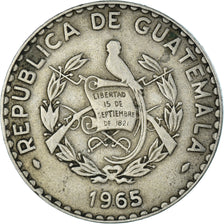 Monnaie, Guatemala, 25 Centavos, 1965