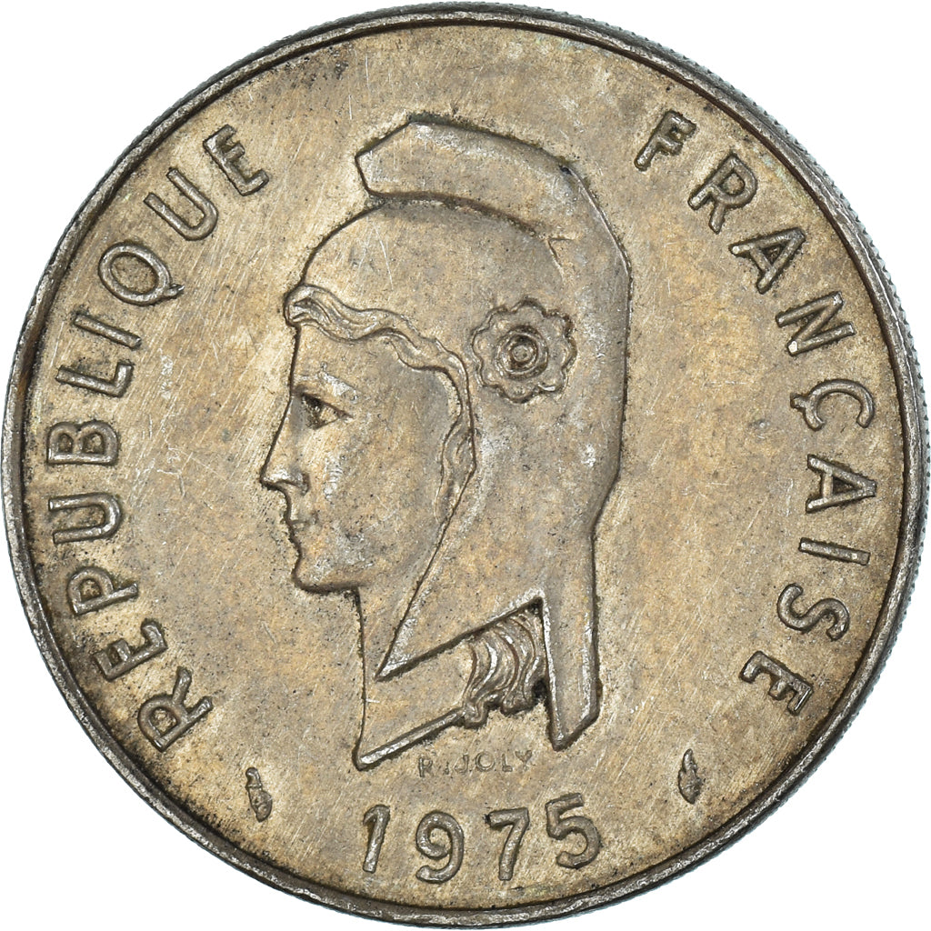 Coin, FRENCH AFARS & ISSAS, 100 Francs, 1975