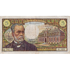 France, 5 Francs, Pasteur, 1970, O.125, VF(20-25), Fayette:61.12, KM:146b