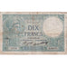 Francia, 10 Francs, Minerve, 1937, B.68071, BC, Fayette:6.18, KM:73e