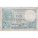 Francia, 10 Francs, Minerve, 1939, M.69328, MB, Fayette:7.2, KM:84