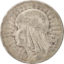 Poland, 10 Zlotych, 1932, London, EF(40-45), Silver, KM:22