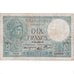 França, 10 Francs, Minerve, 1939, Q.68255, VF(20-25), Fayette:7.1, KM:84