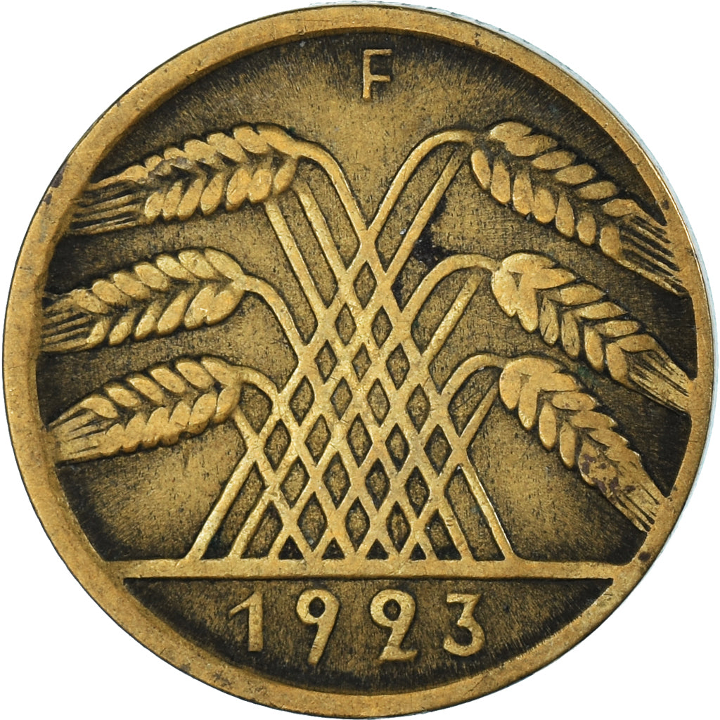 Münze, Deutschland, 10 Rentenpfennig, 1923