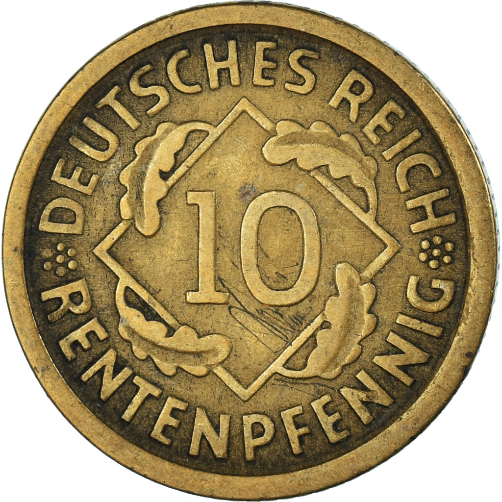 Münze, Deutschland, 10 Rentenpfennig, 1923