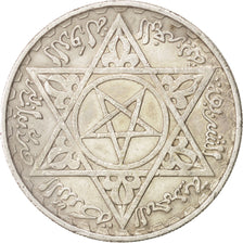 Morocco, Mohammed V, 200 Francs, 1953, Paris, EF(40-45), Silver, KM:53