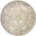 Morocco, Mohammed V, 200 Francs, 1953, Paris, EF(40-45), Silver, KM:53