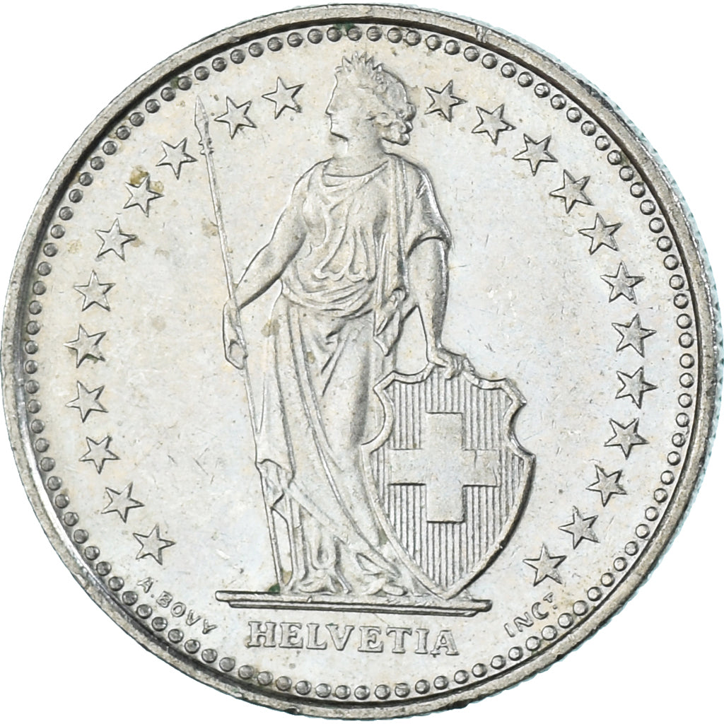 Moeda, Suíça, 1/2 Franc, 1985