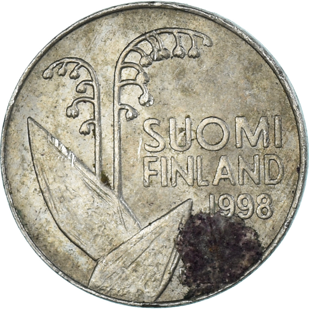 Munten, Finland, 10 Pennia, 1998