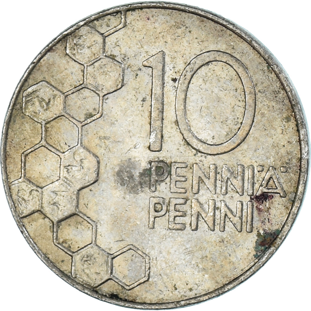 Munten, Finland, 10 Pennia, 1998
