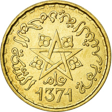 Coin, Morocco, Mohammed V, 20 Francs, 1951, Paris, MS(60-62), Aluminum-Bronze