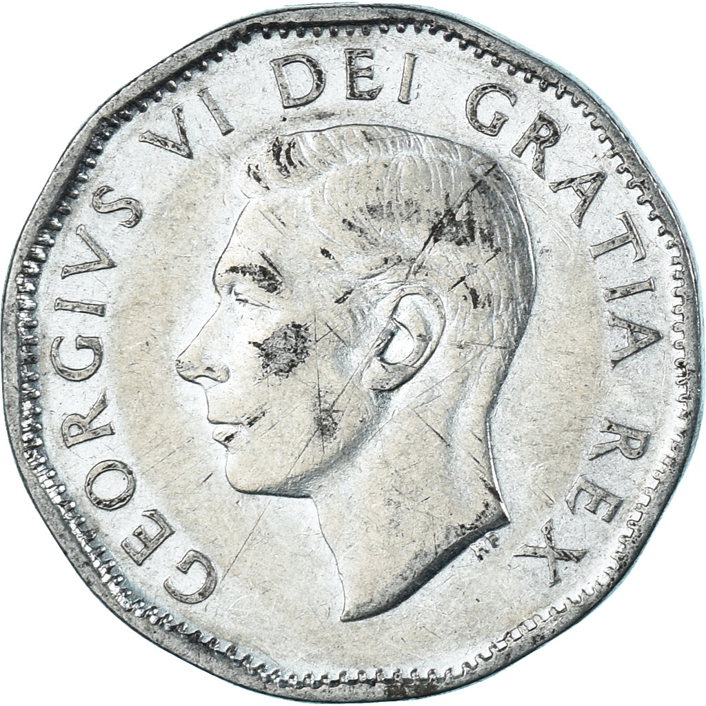 Coin, Canada, 5 Cents, 1952