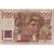France, 100 Francs, Jeune Paysan, 1945, Q.3, VF(20-25), Fayette:28.1, KM:128a