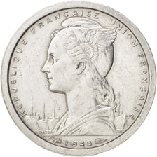 Cameroon, Franc, 1948, Paris, AU(55-58), Aluminum, KM:8