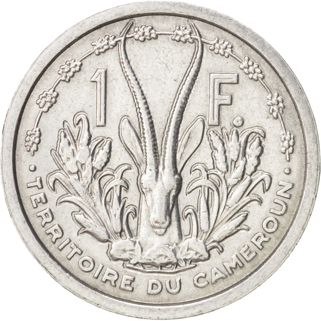 Cameroon, Franc, 1948, Paris, AU(55-58), Aluminum, KM:8