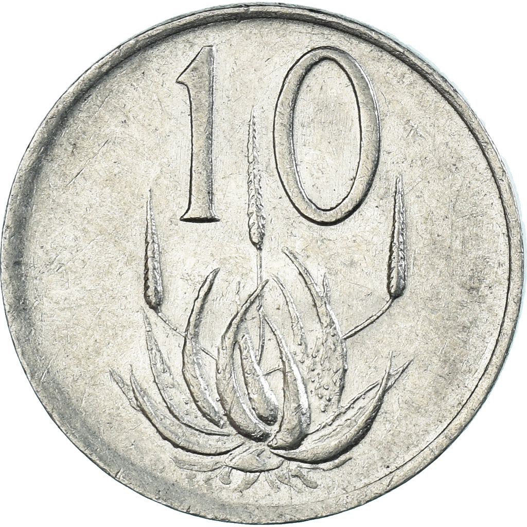 Monnaie, Afrique du Sud, 10 Cents, 1982