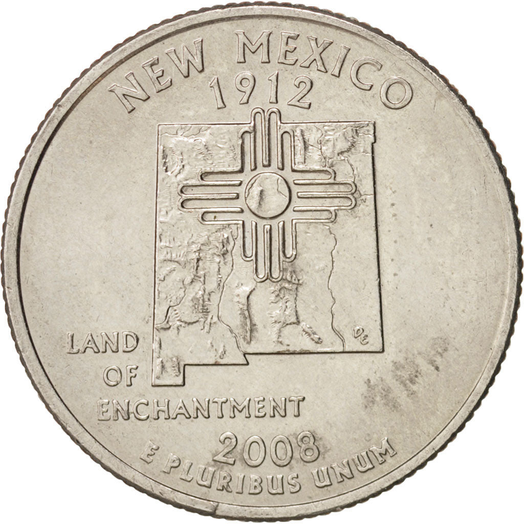 United States, Quarter, 2008 P, Philadelphia, AU(55-58), KM 422