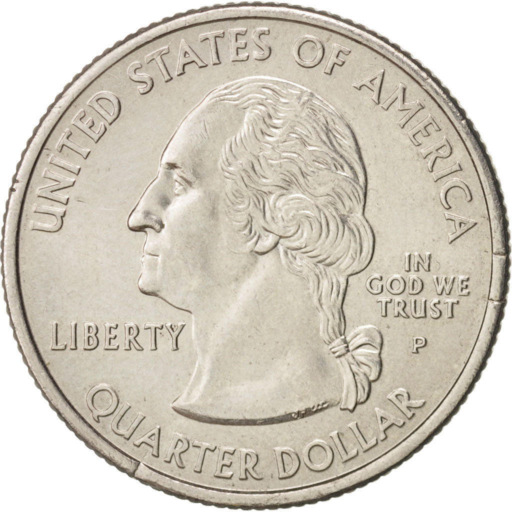 United States, Quarter, 2008 P, Philadelphia, AU(55-58), KM 422
