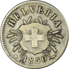 Münze, Schweiz, 5 Rappen, 1850