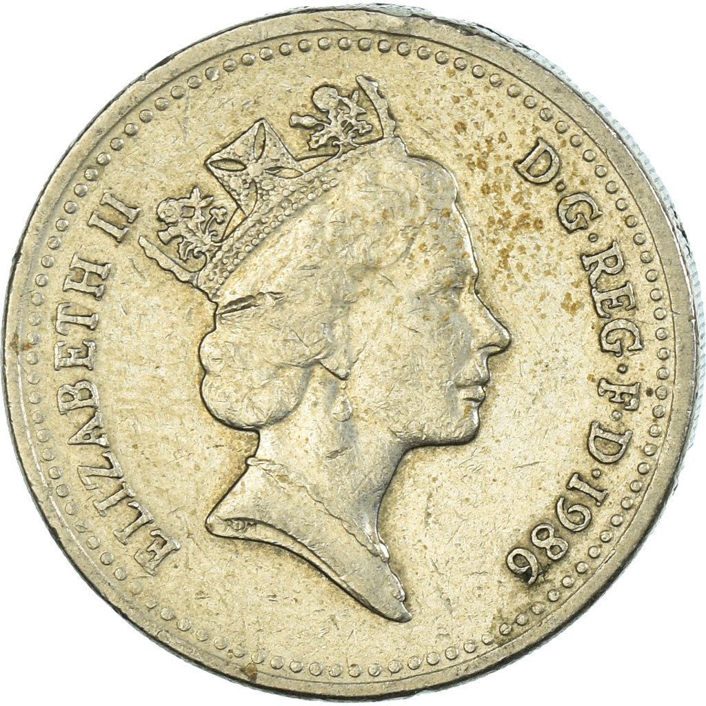 Munten, Groot Bretagne, Pound, 1986