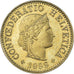Moneda, Suiza, 5 Rappen, 1999