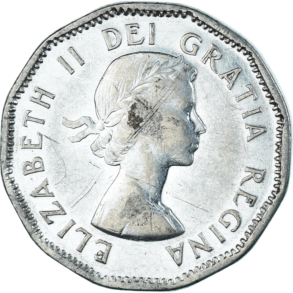 Coin, Canada, 5 Cents, 1954