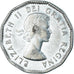 Coin, Canada, 5 Cents, 1954