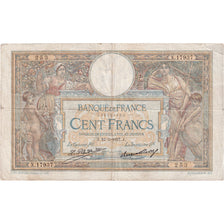 Francja, 100 Francs, Luc Olivier Merson, 1927, X.17937, EF(40-45), Fayette:24.6