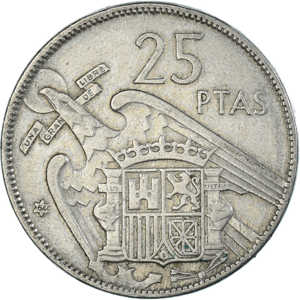 Munten, Spanje, 25 Pesetas, 1964