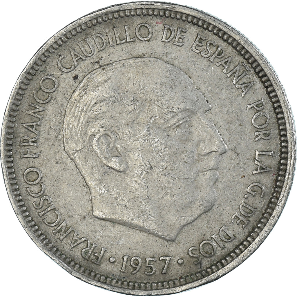 Moeda, Espanha, 5 Pesetas, 1969