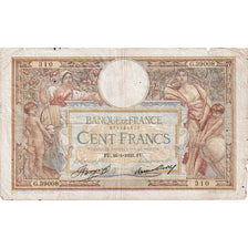 France, 100 Francs, Luc Olivier Merson, 1933, G.39008, EF(40-45), Fayette:24.12