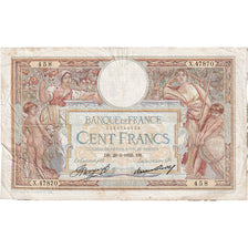 France, 100 Francs, Luc Olivier Merson, 1935, X.47870, EF(40-45), Fayette:24.14