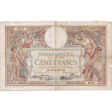 Francja, 100 Francs, Luc Olivier Merson, 1937, K.56698, EF(40-45), Fayette:25.7