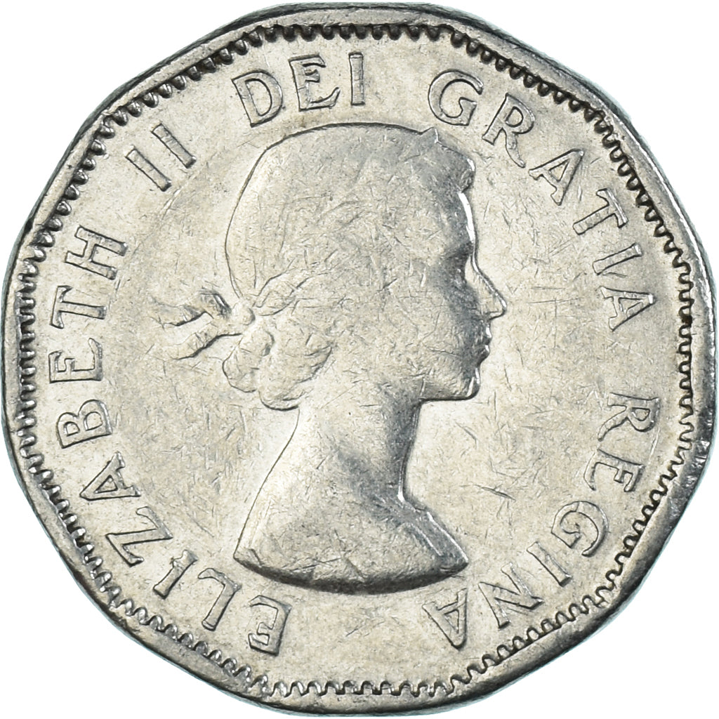Munten, Canada, 5 Cents, 1955