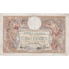 Francia, 100 Francs, Luc Olivier Merson, 1939, M.65765, MBC, Fayette:25.45