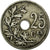 Moneda, Bélgica, 25 Centimes, 1908, BC+, Cobre - níquel, KM:63