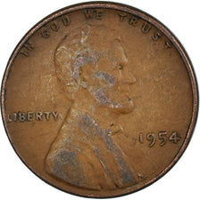 Munten, Verenigde Staten, Cent, 1954