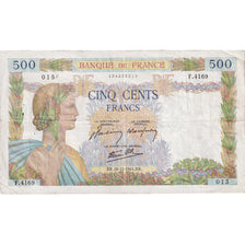 France, 500 Francs, La Paix, 1941, F.4169, EF(40-45), Fayette:32.25, KM:95b